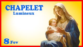 CHAPELET 🙏 Jeudi 8 Février  Mystères Lumineux [upl. by Kristof608]