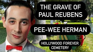 The Grave of Peewee Herman  FIRST LOOK AT Paul Reubens Final Resting Place amp New Headstone [upl. by Otrebla]