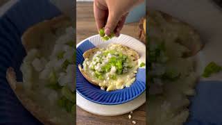 Loaded Baked Potato  Potato Snacks 😍 shortsvideo eveningsnacks potatorecipe [upl. by Leynad927]