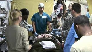 212th Combat Field Hospital Warning Graphic Content [upl. by Stanwood]