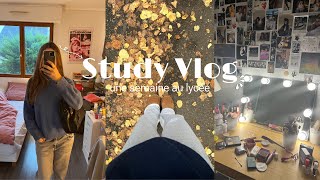 Study Vlog  une semaine dans ma vie au lycée [upl. by Enoob]