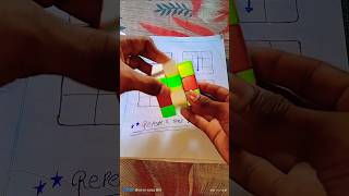 3x3 RUBIKS CUBE EASY TRICK VIRAL TRENDING SHORTS [upl. by Balsam509]