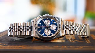 Casio Edifice Chrono Blue EFB730D2AV  Strapcode Super J [upl. by Blanding121]