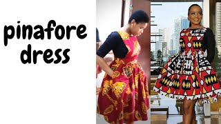 Pinafore dress tutorial  DIY [upl. by Navlys404]