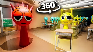 Incredibox Sprunki Appears In YOUR School  360ºVR fanmade [upl. by Collins990]