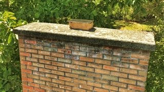 How to Seal Drafty Leaky Brick Fireplace Chimney  Flue Guru [upl. by Ztnahc607]