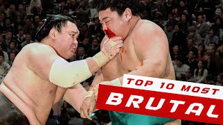 Most Brutal Sumo Wrestling Fights and Knockouts [upl. by Elodia]