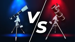 Telescopio REFRACTOR vs REFLECTOR 👉 ¿Cuál es MEJOR [upl. by Gerge]