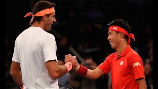 Kei Nishikori 錦織圭 vs Juan Martin del Potro Highlights ᴴᴰ ROME 2017 [upl. by Aliet]