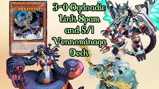 UNDEFEATED Yugioh Ogdoadic Link Spam Deck Profile Vennominaga Testing [upl. by Albric]