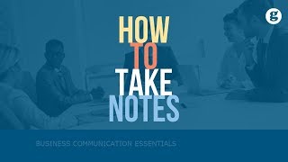 How to Take Notes [upl. by Yolande]