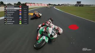 🏍️ TOP 5️⃣ Actions  2024 MotoGPeSport World Championship 🎮 [upl. by Relyk694]