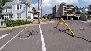 Bike Ride Houghton Michigan Uphill amp Downhill [upl. by Merwin]