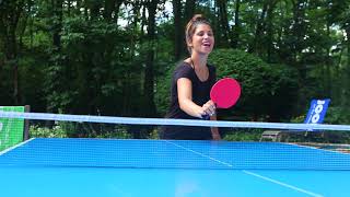 JOOLA Outdoor Aluminum Table Tennis Table with Weatherproof Net Set [upl. by Sotsirhc]