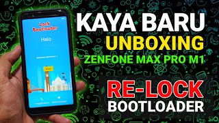 Cara Relock Bootloader Asus Zenfone Max Pro M1 Menggunakan Asus Flash Tool AFT [upl. by Darsey]