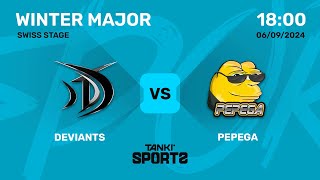 DEVIANTS vs PEPEGA  Winter Major 2024  Swiss Stage [upl. by Arrotal]