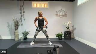 TABATA 40 minute High Intensity Interval Training Squat your Tabata with Kettlebells [upl. by Feune]