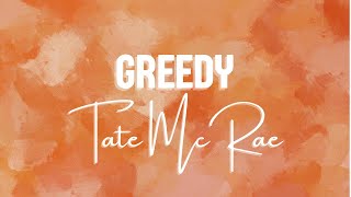 Tate McRae  greedy Lyrics [upl. by Sydel]