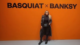 I went to the Basquiat x Banksy exhibit [upl. by Towroy734]