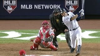 WS2009 Gm6 Jeter gets 50th career World Series hit [upl. by Otokam]