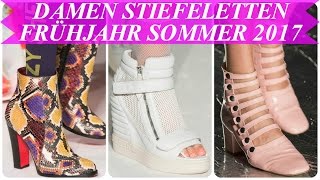 Aktuelle modetrends damen stiefeletten frühjahr sommer 2017 [upl. by Afas]