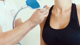 How to use Radial Shock Waves on the shoulders [upl. by Ayamat]