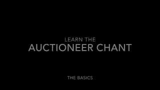 Auctioneer auction lesson 1 Chant number sequence how to bid calling rattle [upl. by Ynohtnael812]