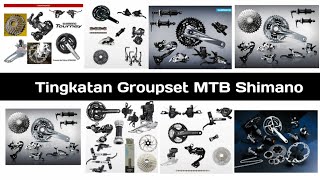 Tingkatan Groupset MTB Shimano [upl. by Alaek]