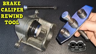 Brake Caliper Rewind Tool For Single and Dual Piston Calipers [upl. by Wilma879]