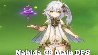 Nahida C0 Kaguras verity Main dps damage [upl. by Eriam]