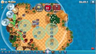 Tower Madness 2 54 Ancient Lake Hard 4 Stars [upl. by Woodman]