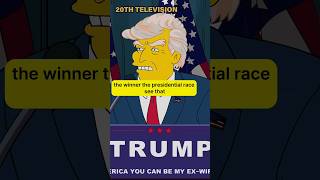 The Simpsons Predicted the Future  Trump won the election DonaldJTrumpforPresident simpsons [upl. by Evol]