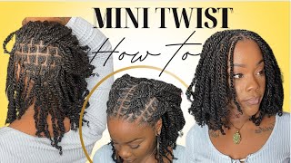 DIY Mini Twists Tutorial for Beginners Ft Eayon Hair  Save 1200 at home [upl. by Asatan]