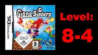 Giana Sisters DS Level 84 all red diamonds NDS JumpnRun Gameplay Walkthrough no commentary [upl. by Ymas605]