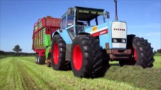 MIT EINEM EICHER 3125 Turbo GRASS EINSILIEREN 6 ZYL EICHER TURBO SOUND [upl. by Thebault815]