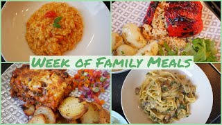 WHATS FOR DINNER  FAMILY MEALS OF THE WEEK  MEAL IDEAS 8 [upl. by Aidnyc]