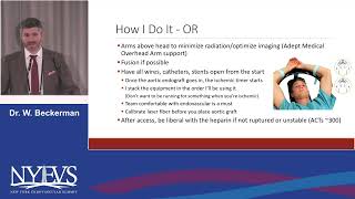 In Situ laser fenestration when and how I do it William Beckerman Session III Thracoabdominal Aneury [upl. by Nymassej215]