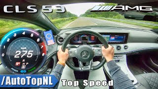 MercedesAMG CLS 53 4MATIC AUTOBAHN POV 276kmh TOP SPEED by AutoTopNL [upl. by Olegnaleahcim799]