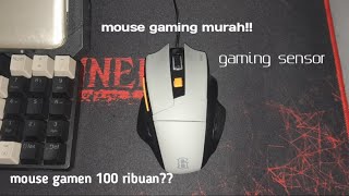 review mouse gamen gm300 mouse baru gamen [upl. by Ennaear]