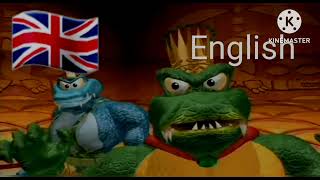 King K Rool Screaming  Multilanguage in 5 languages  Pitch Black [upl. by Willis]