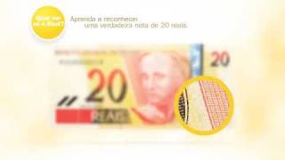 APRENDA A RECONHEÇER UMA VERDADEIRA NOTA DE 20 REAIS [upl. by Laikeze]