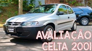 Avaliação Chevrolet Celta 2001  o guerreiro da GM [upl. by Llemej666]