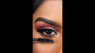 Burgundy Eyeshadow Tutorial ✨ SHORTS [upl. by Eniladam379]