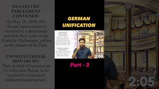 GERMAN UNIFICATION IN 3 MINUTES ❤️ cbse motivation history boardexam class10 [upl. by Lichter]