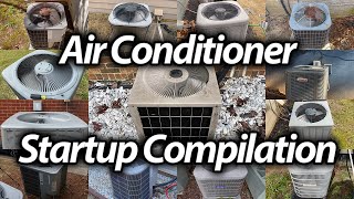 Air Conditioner Startup Compilation  30 Startups [upl. by Cammi]