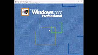 Runing w2000en on Dosboxx [upl. by Alleunam]