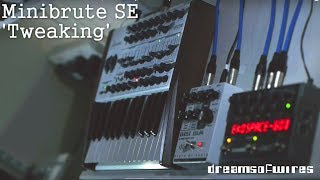 DreamsOfWires  Arturia Minibrute SE Ghost Delay Eventide Space [upl. by Adahs]