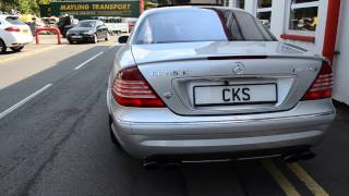 AMG W215 CL55 Kompressor CKS Sport Exhaust Xpipe [upl. by Bohman]