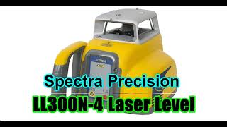 Spectra Precision LL300N4 Laser Level Self Leveling Kit with HL450 Receiver Clamp and NiMH [upl. by Natsreik]