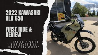 2022 Kawasaki KLR 650 First Ride Review  An Interesting ADV Option [upl. by Odele]